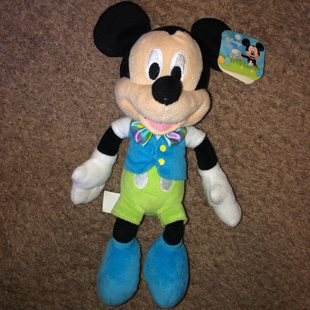 Springtime Mickey Mouse Stuffed Animal, New